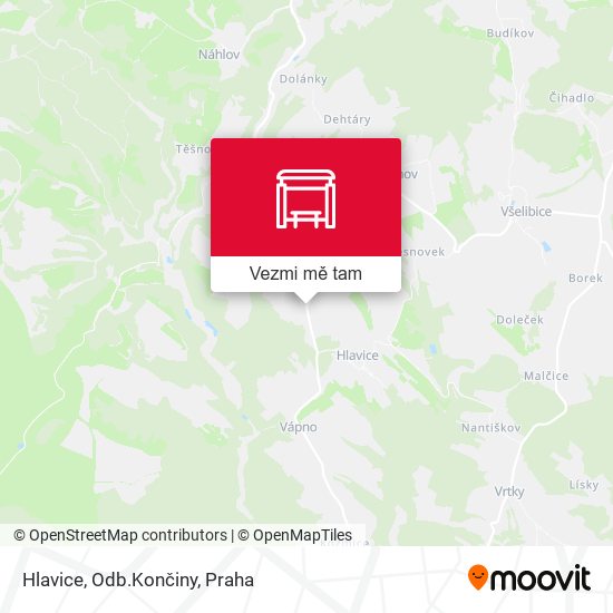 Hlavice, Odb.Končiny mapa