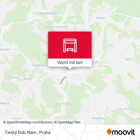 Český Dub, Nám. mapa