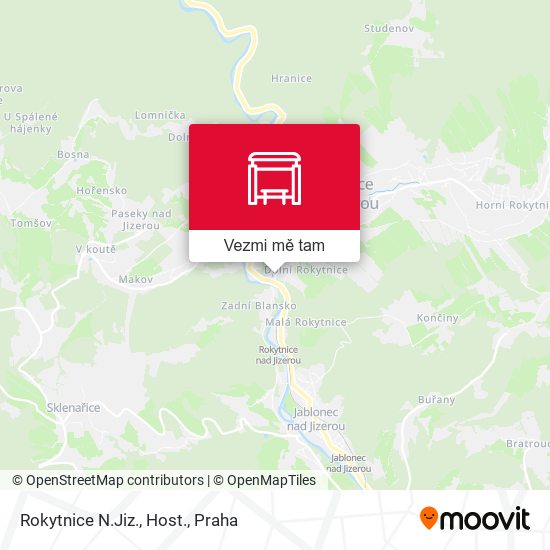 Rokytnice N.Jiz., Host. mapa