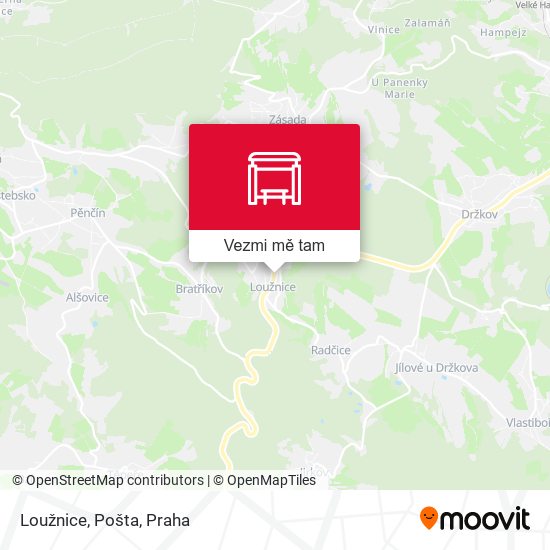 Loužnice, Pošta mapa