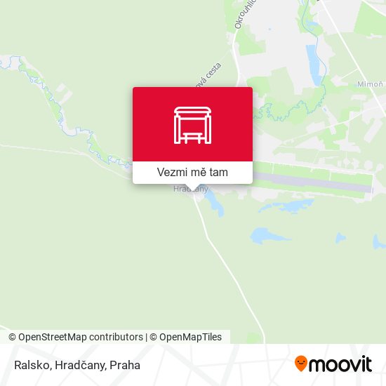 Ralsko, Hradčany mapa