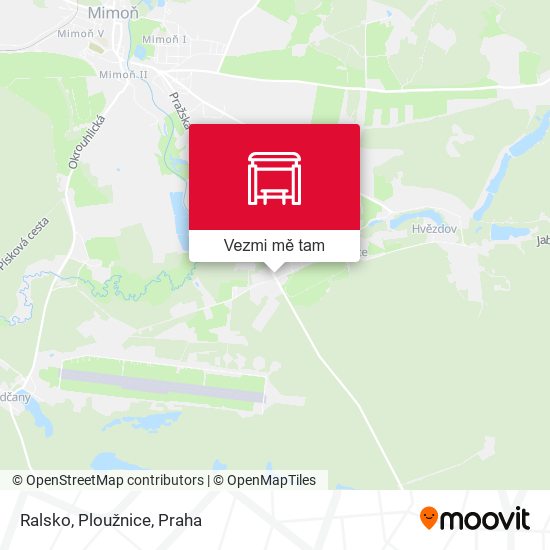 Ralsko, Ploužnice mapa