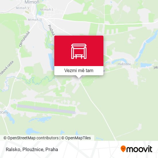 Ralsko, Ploužnice mapa