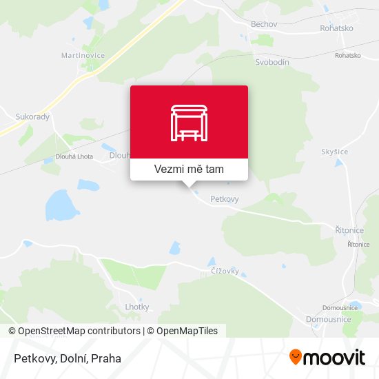 Petkovy, Dolní mapa