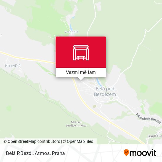 Bělá P.Bezd., Atmos mapa
