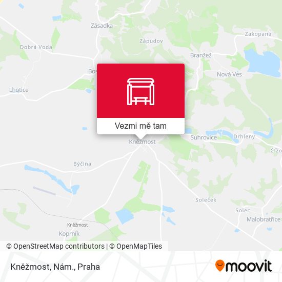 Kněžmost, Nám. mapa