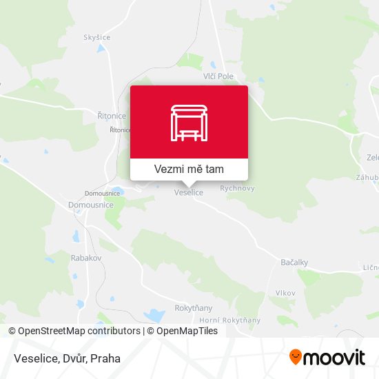 Veselice, Dvůr mapa