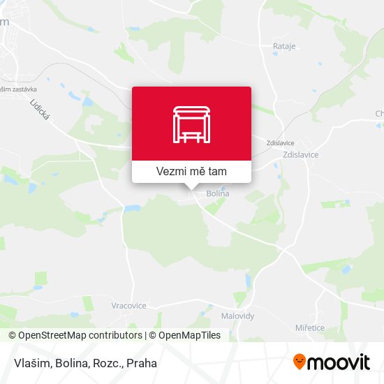 Vlašim, Bolina, Rozc. mapa
