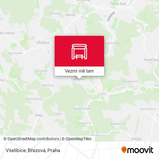 Všelibice, Březová mapa
