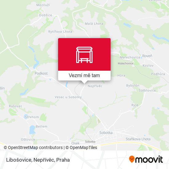 Libošovice, Nepřívěc mapa