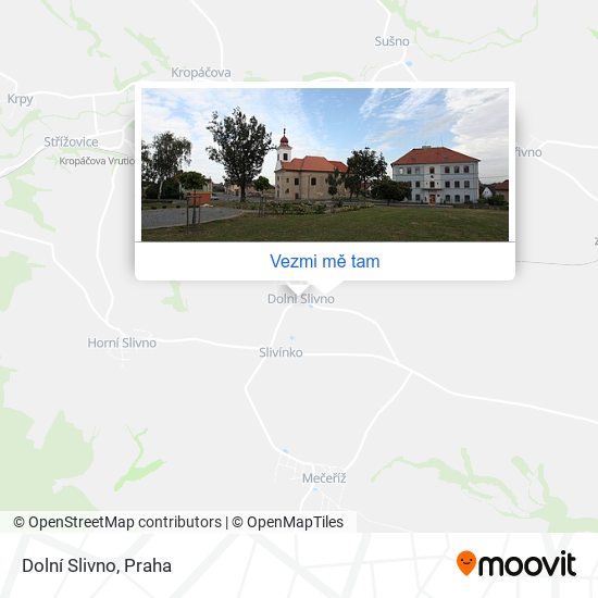 Dolní Slivno mapa