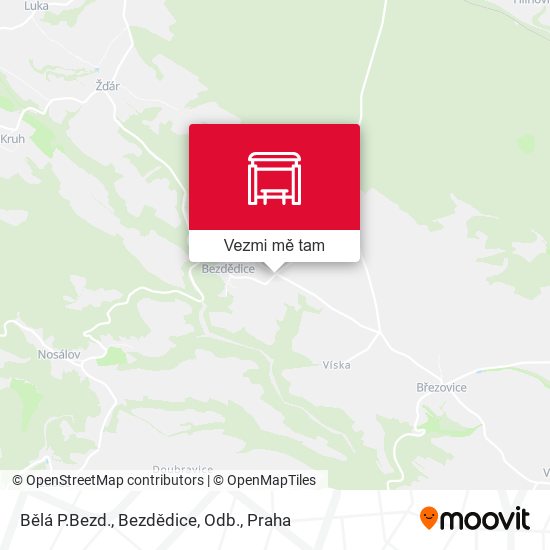 Bělá P.Bezd., Bezdědice, Odb. mapa