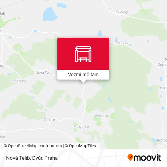 Nová Telib, Dvůr mapa