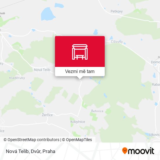 Nová Telib, Dvůr mapa