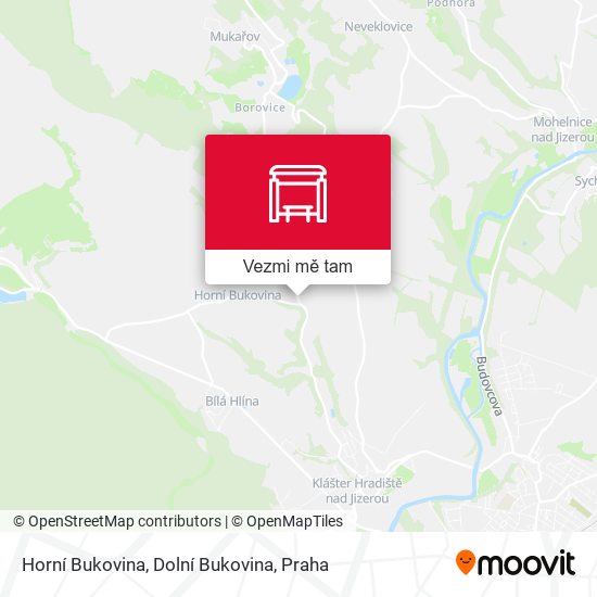 Horní Bukovina, Dolní Bukovina mapa