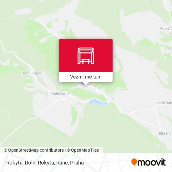 Rokytá, Dolní Rokytá, Ranč mapa