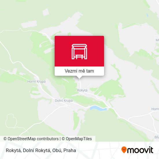 Rokytá, Dolní Rokytá, Obú mapa