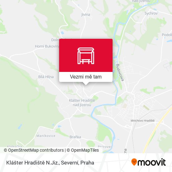 Klášter Hradiště N.Jiz., Severní mapa