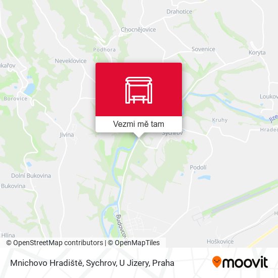 Mnichovo Hradiště, Sychrov, U Jizery mapa