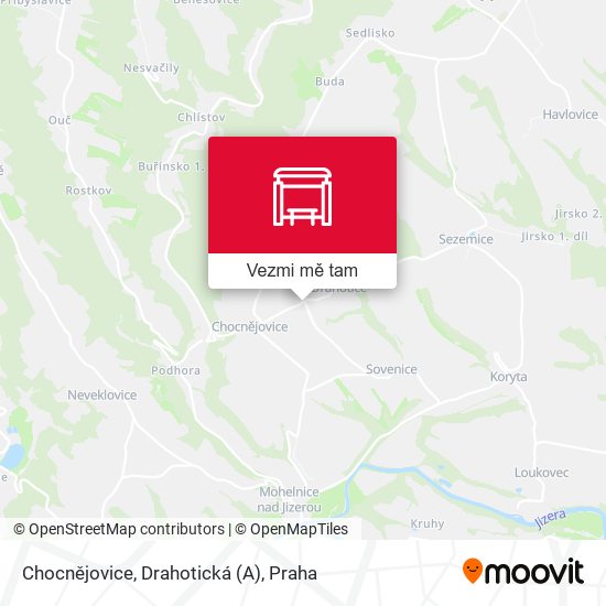 Chocnějovice, Drahotická mapa