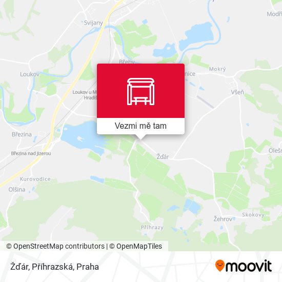 Žďár, Příhrazská mapa