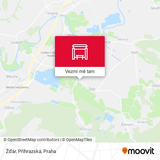 Žďár, Příhrazská mapa