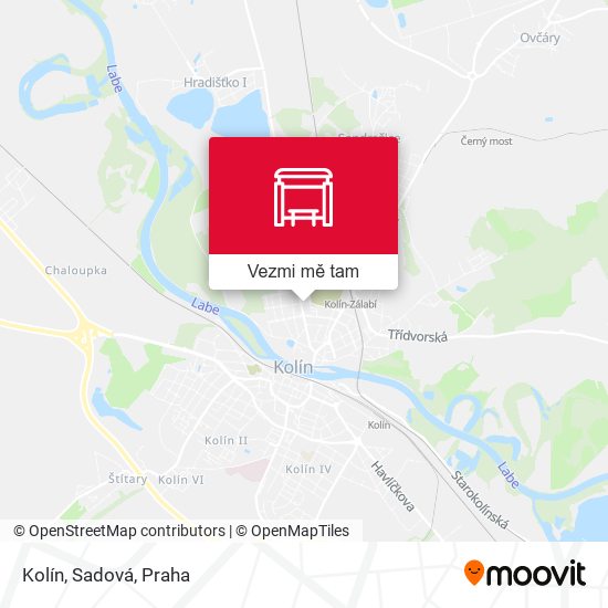 Kolín, Sadová mapa