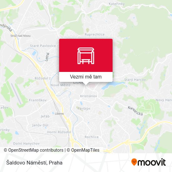 Šaldovo Náměstí mapa