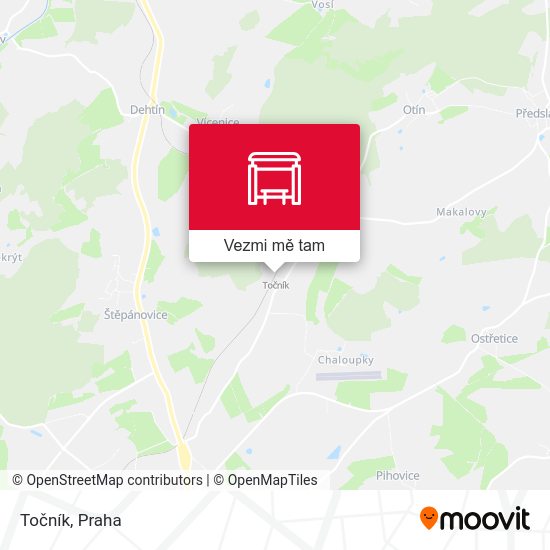 Točník mapa