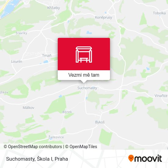 Suchomasty, Škola I mapa