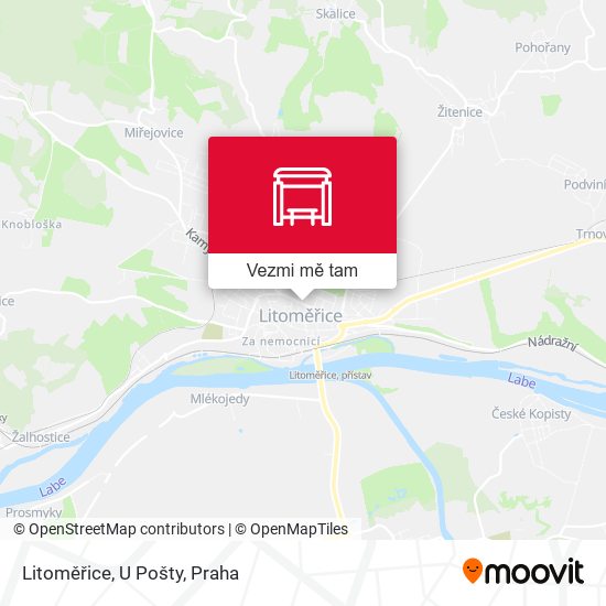 Litoměřice, U Pošty mapa