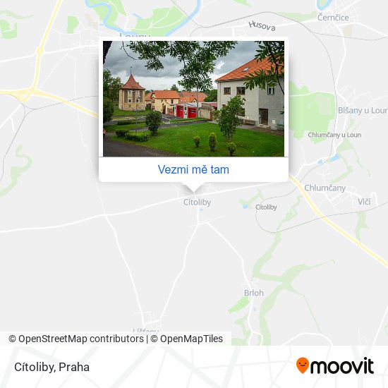 Cítoliby mapa