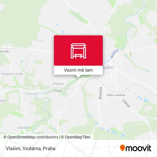 Vlašim, Vodárna mapa