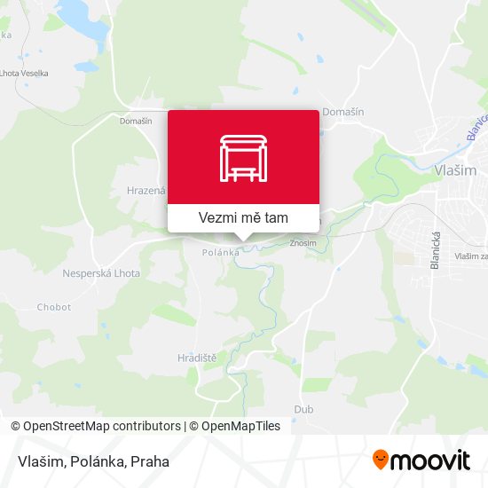 Vlašim, Polánka mapa