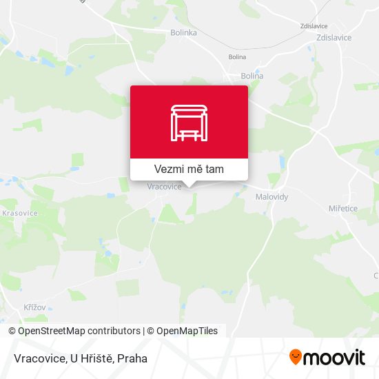 Vracovice, U Hřiště mapa