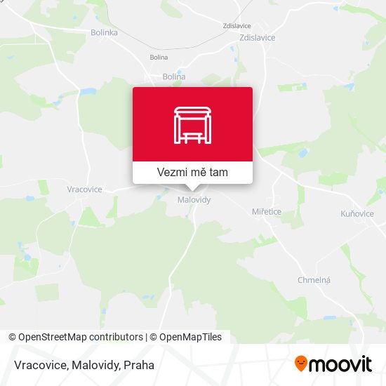 Vracovice, Malovidy mapa