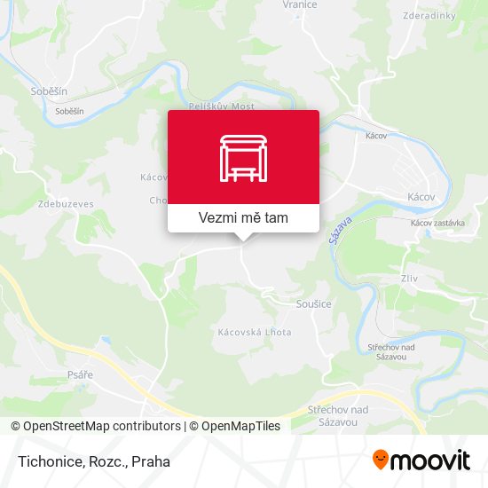 Tichonice, Rozc. mapa