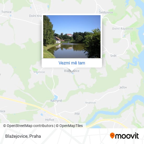 Blažejovice mapa