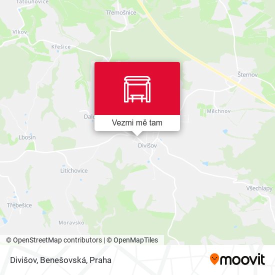 Divišov, Benešovská mapa