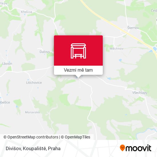 Divišov, Koupaliště mapa