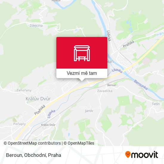 Beroun, Obchodní mapa