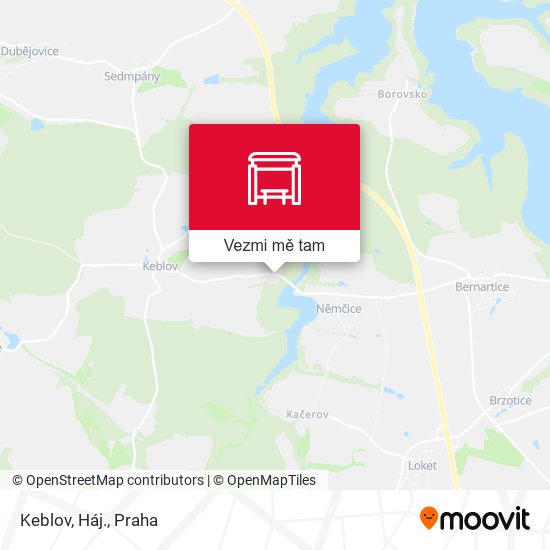 Keblov, Háj. mapa