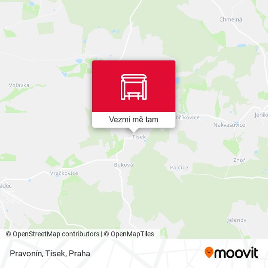Pravonín, Tisek mapa