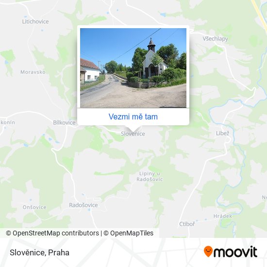 Slověnice mapa