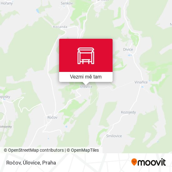 Ročov, Úlovice mapa