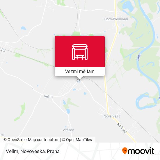 Velim, Novoveská mapa