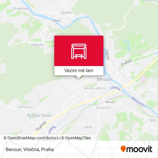 Beroun, Viničná mapa