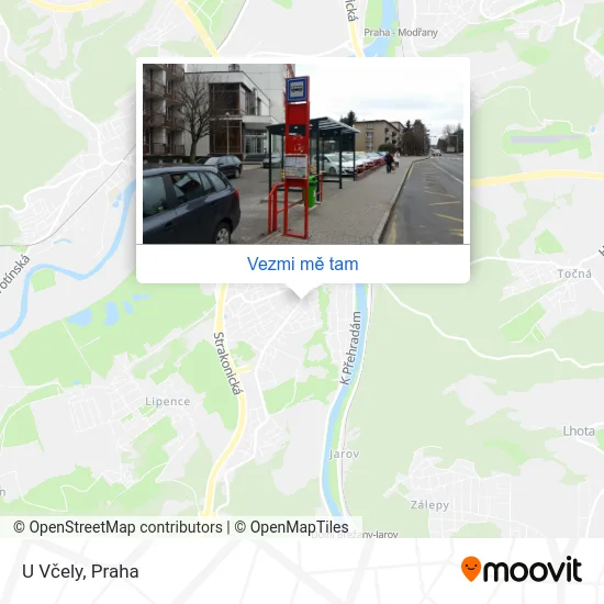 U Včely mapa
