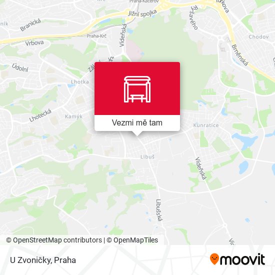 U Zvoničky mapa