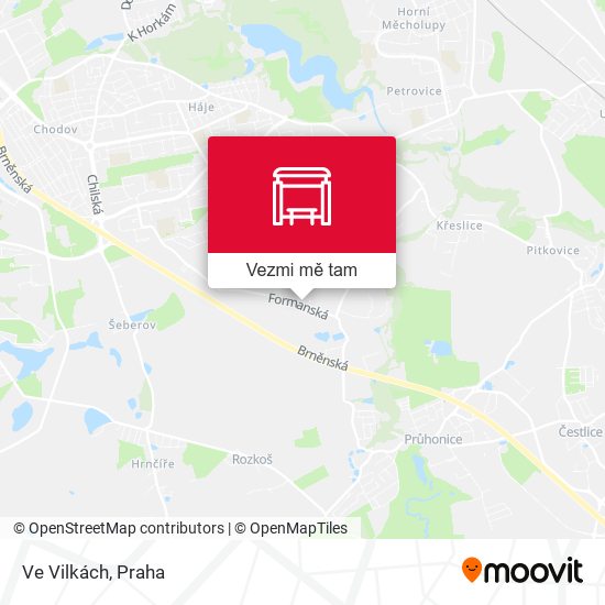 Ve Vilkách mapa